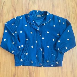 Vintage MURELI Silk Bomber Jacket